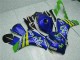 Migliori Carena Moto Honda CBR1000RR 2008-2011 - Blu Giallo Verde MoviStar Castrol