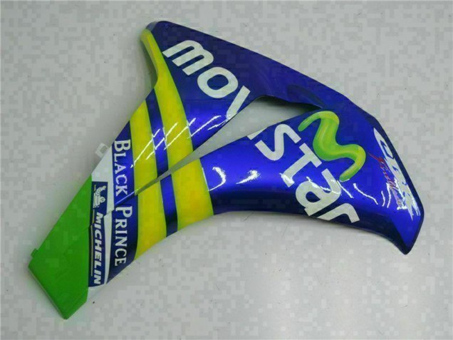 Migliori Carena Moto Honda CBR1000RR 2008-2011 - Blu Giallo Verde MoviStar Castrol