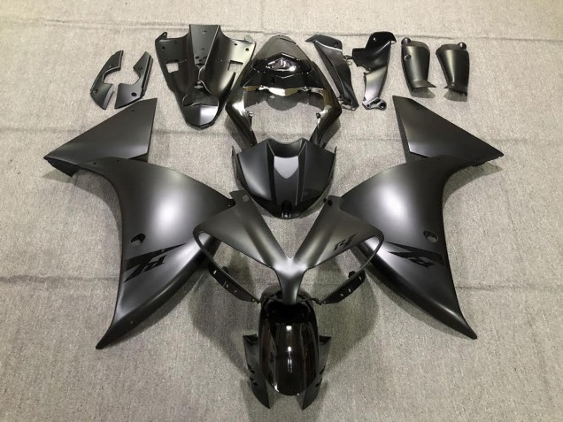 Migliori Carene Moto Yamaha R1 2012-2014 - Nero Lucido Nero Opaco