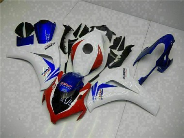 Migliori Kit Carena Moto ABS Honda CBR1000RR 2008-2011 - Bianco Rosso Blu HRC