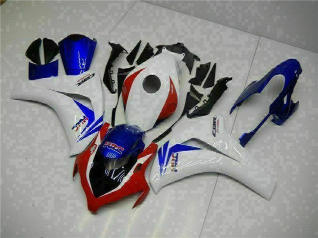 Migliori Kit Carena Moto ABS Honda CBR1000RR 2008-2011 - Bianco Rosso Blu HRC