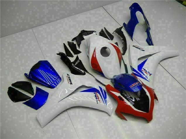 Migliori Kit Carena Moto ABS Honda CBR1000RR 2008-2011 - Bianco Rosso Blu HRC