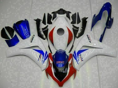 Migliori Kit Carena Moto ABS Honda CBR1000RR 2008-2011 - Bianco Rosso Blu HRC