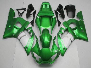 Migliori Carene Moto Yamaha R6 1998-2002 - Verde Bianco