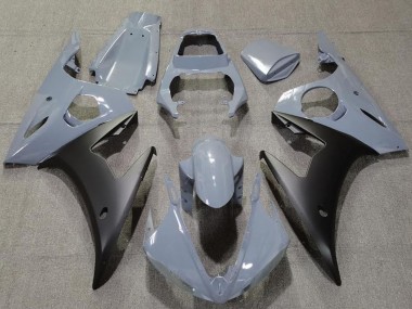 Migliori Carene Moto Yamaha R6 2003-2004 - Nardo Grigio Nero Opaco
