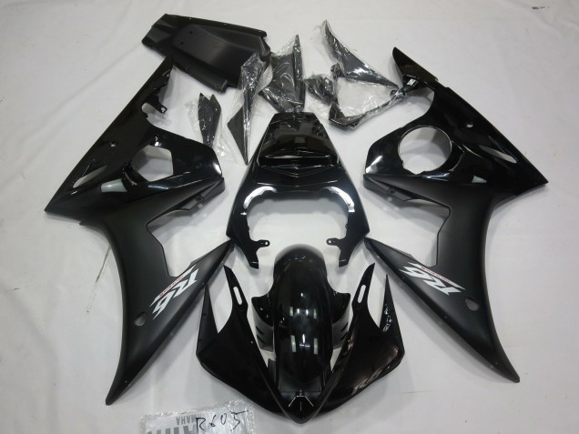 Migliori Carene Moto Yamaha R6 2005 - Nero Lucido Nero Opaco Bianco
