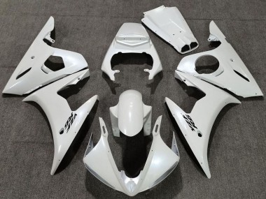 Migliori Carene Moto Yamaha R6 2005 - Bianco Perla