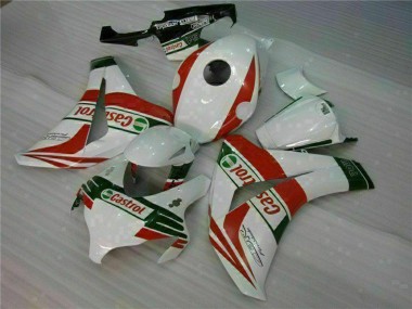 Migliori Carena Moto Honda CBR1000RR 2008-2011 - Bianco Rosso Verde Castrol