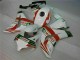 Migliori Carena Moto Honda CBR1000RR 2008-2011 - Bianco Rosso Verde Castrol