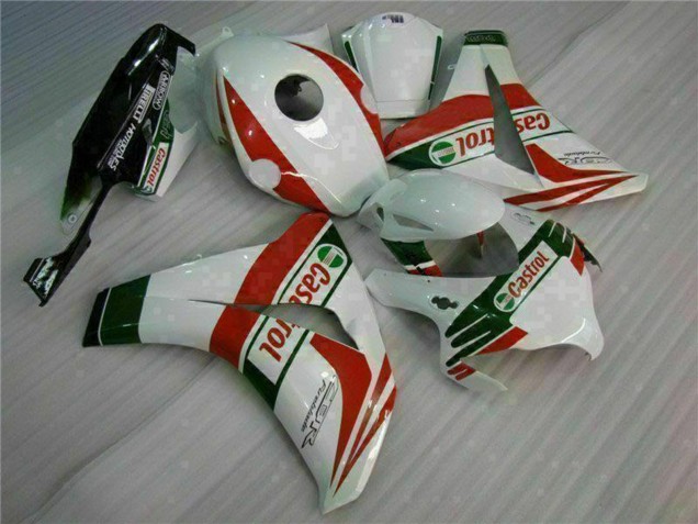 Migliori Carena Moto Honda CBR1000RR 2008-2011 - Bianco Rosso Verde Castrol
