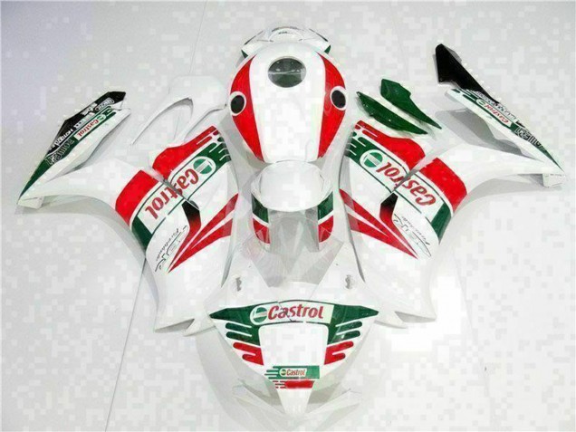 Migliori Carena Moto Honda CBR1000RR 2012-2016 - Bianco Rosso Verde Castrol
