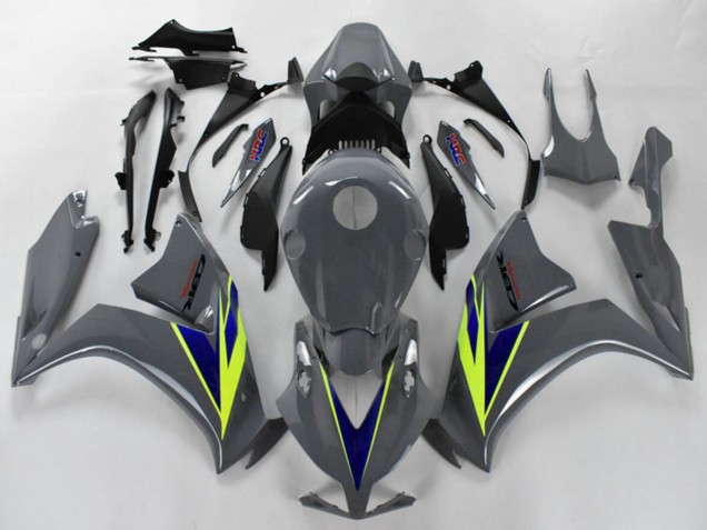 Migliori Carena Moto Honda CBR1000RR 2012-2016 - Nardo Grigio Blu Fluo Giallo