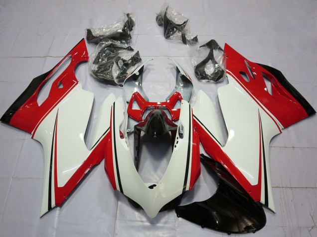 Migliori Carene Moto Ducati 899 1199 2011-2014 - Bianco Rosso Verde Nero Lucido