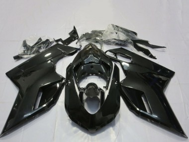 Migliori Carene Moto Ducati 848 1098 1198 2007-2014 - Nero Lucido