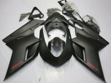 Migliori Carena Moto Ducati 1098 2007-2014 - Nero Opaco