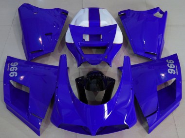 Migliori Carene Moto Ducati 996 1993-2005 - Blu Nero