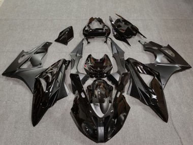 Migliori Carene Moto BMW S1000RR 2009-2014 - Nero Lucido Nero Opaco Fibra di Carbonio