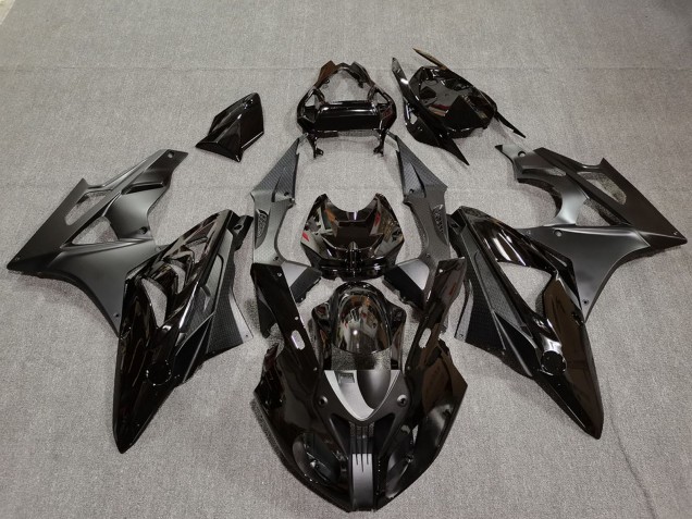 Migliori Carene Moto BMW S1000RR 2009-2014 - Nero Lucido Nero Opaco Fibra di Carbonio
