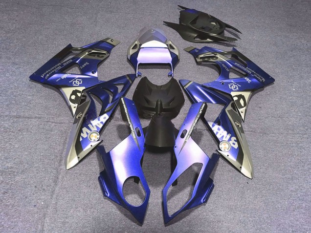Migliori Carene Moto BMW S1000RR 2017-2018 - Argento Blu Nero