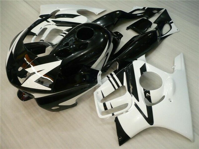 Migliori Carena Moto Honda CBR600 F3 1995-1996 - Bianco Nero Lucido