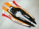 Migliori Carena Moto Honda CBR600 F3 1995-1996 - Arancia Bianco Rosso Nero Lucido Repsol