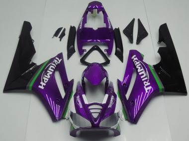 Migliori Carene Moto Triumph Daytona 675 2009-2012 - Viola Verde Nero Lucido