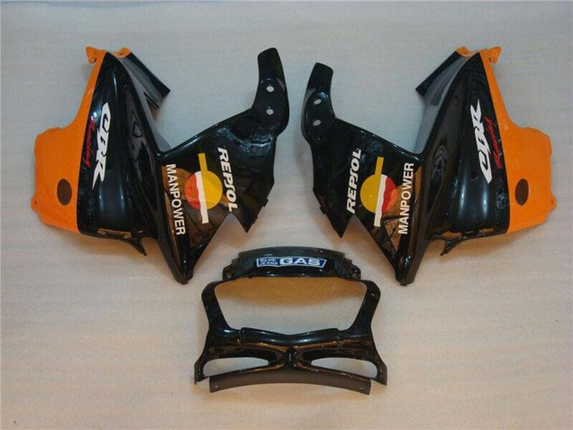 Migliori Carena Moto Honda CBR600 F3 1995-1996 - Arancia Bianco Rosso Nero Lucido Repsol