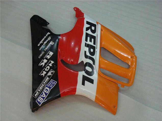 Migliori Carena Moto Honda CBR600 F3 1995-1996 - Arancia Bianco Rosso Nero Lucido Repsol