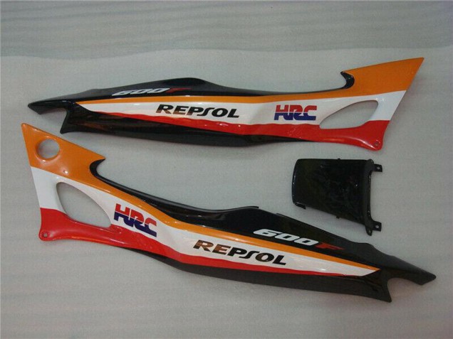 Migliori Carena Moto Honda CBR600 F3 1995-1996 - Arancia Bianco Rosso Nero Lucido Repsol