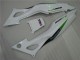 Migliori Carena Moto Honda CBR600 F3 1995-1996 - Bianco Argento Verde Hannspree