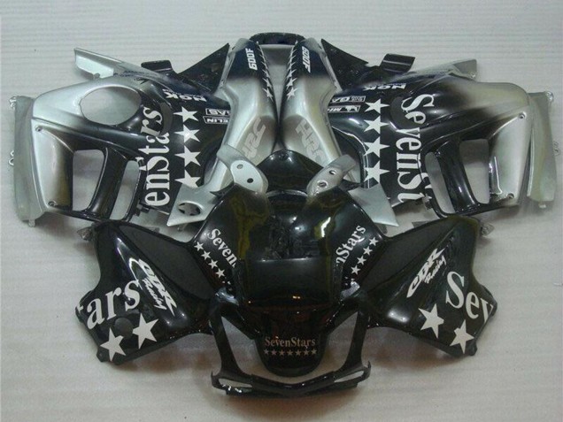 Migliori Carena Moto Honda CBR600 F3 1995-1996 - Argento Nero Lucido SevenStars