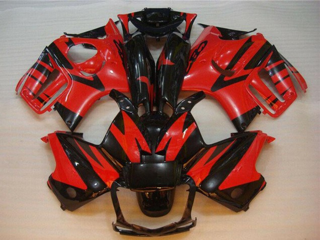 Migliori Carena Moto Honda CBR600 F3 1995-1996 - Rosso Nero Lucido