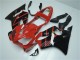 Migliori Kit Carena Moto ABS Honda CBR600 F4i 2001-2003 - Rosso Nero Lucido