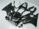 Migliori Carena Moto Honda CBR600 F4i 2001-2003 - Nero Lucido Nero Opaco