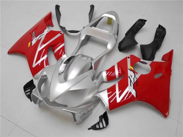 Migliori Kit Carena Moto Completo Honda CBR600 F4i 2001-2003 - Argento Rosso