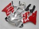 Migliori Kit Carena Moto Completo Honda CBR600 F4i 2001-2003 - Argento Rosso