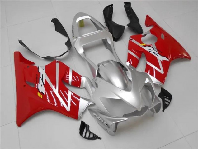 Migliori Kit Carena Moto Completo Honda CBR600 F4i 2001-2003 - Argento Rosso