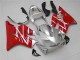 Migliori Kit Carena Moto Completo Honda CBR600 F4i 2001-2003 - Argento Rosso