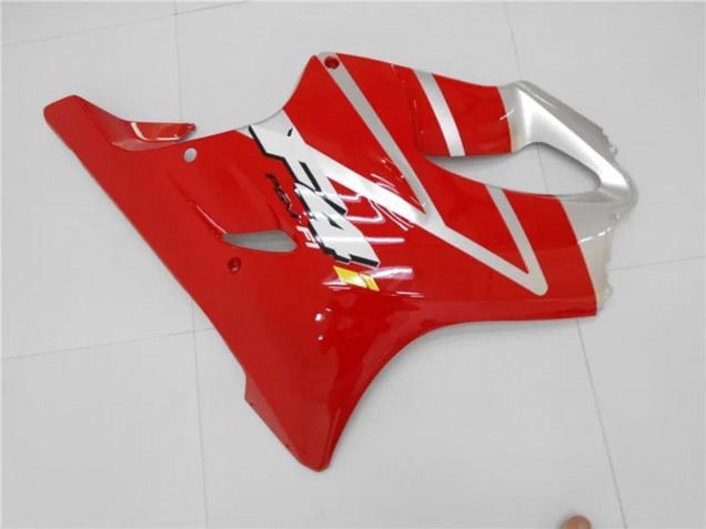 Migliori Kit Carena Moto Completo Honda CBR600 F4i 2001-2003 - Argento Rosso
