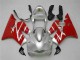 Migliori Kit Carena Moto Completo Honda CBR600 F4i 2001-2003 - Argento Rosso
