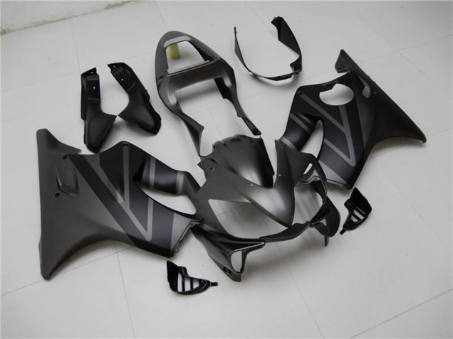 Migliori Kit Carena Moto Honda CBR600 F4i 2001-2003 - Nero Opaco Grigio
