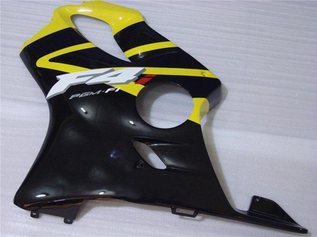 Migliori Carena Moto Honda CBR600 F4i 2001-2003 - Giallo Nero Lucido