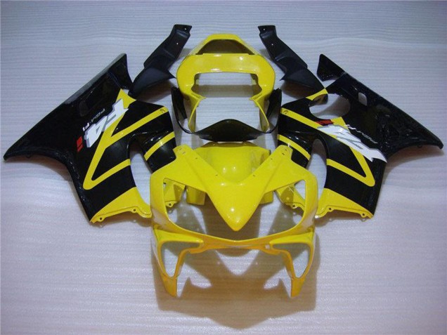 Migliori Carena Moto Honda CBR600 F4i 2001-2003 - Giallo Nero Lucido