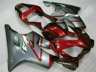 Migliori Kit Carena Moto Honda CBR600 F4i 2001-2003 - Argento Rosso