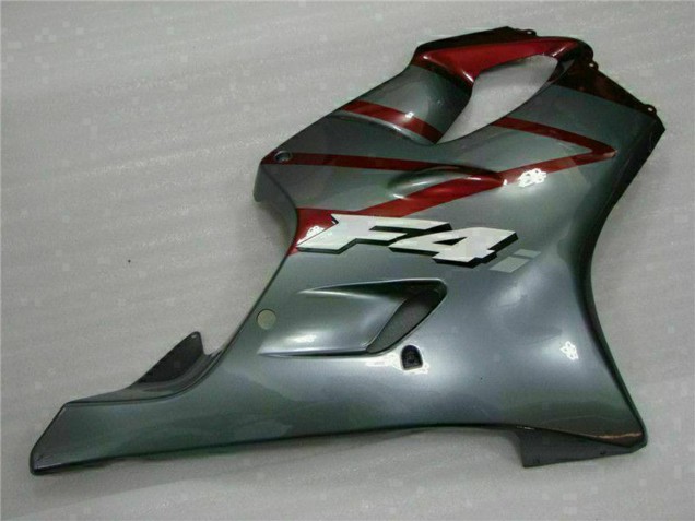 Migliori Kit Carena Moto Honda CBR600 F4i 2001-2003 - Argento Rosso