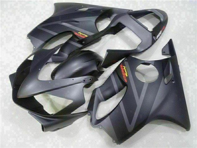 Migliori Carena Moto Honda CBR600 F4i 2001-2003 - Nero Opaco Grigio