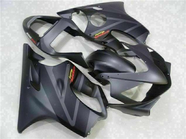 Migliori Carena Moto Honda CBR600 F4i 2001-2003 - Nero Opaco Grigio