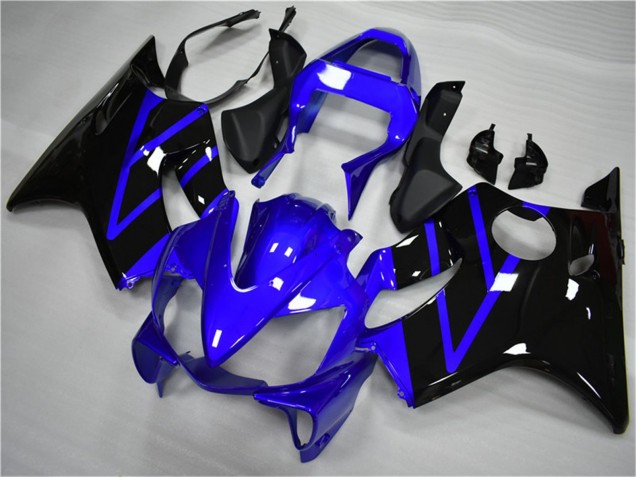 Migliori Carena Moto Honda CBR600 F4i 2001-2003 - Blu Nero Lucido