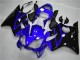 Migliori Carena Moto Honda CBR600 F4i 2001-2003 - Blu Nero Lucido