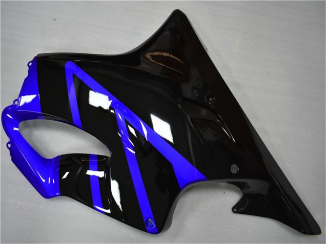 Migliori Carena Moto Honda CBR600 F4i 2001-2003 - Blu Nero Lucido